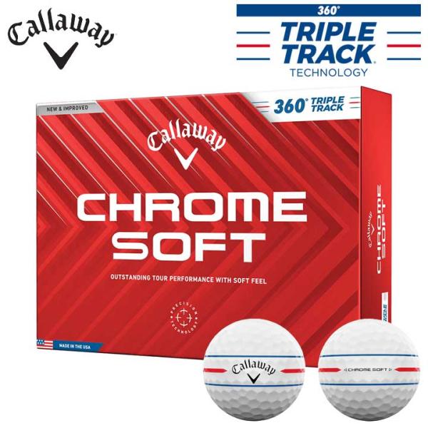 Callaway - 6ダース　まとめ買い　ERCソフト　ホワイト　トリプルトラック Amazon.co.jp: キャロウェイ ERCソフト ERC SOFT ゴルフボール