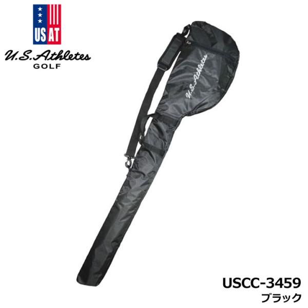 ユーエスアスリート USCC-3459 クラブケース ブラック  5〜6本用 軽量 ゴルフ U.S. ATHLETES LEZAX