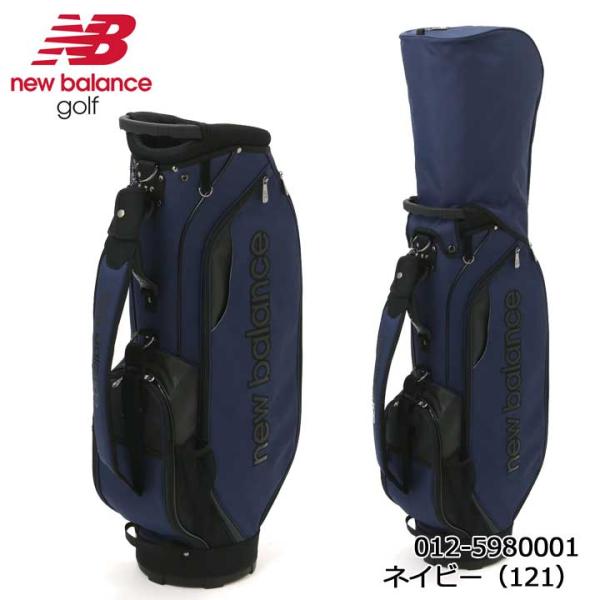 ニューバランス ゴルフ 012-5980001 オックス ロゴアップリケ キャディーバッグ ネイビー（121）カート型 9.0型 46インチ対応 new balance golf New Balance Golf（ニューバランスゴルフ） ニューバランス ゴルフ 012