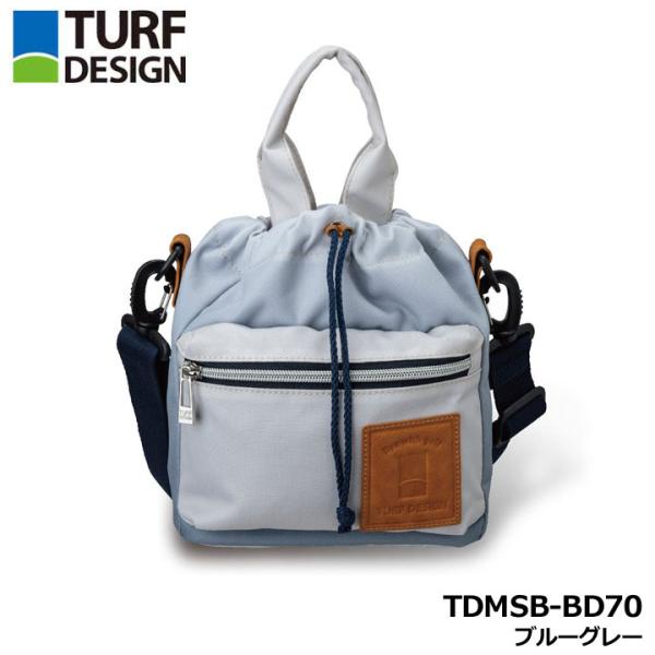 ターフデザイン TDMSB-BD70 ミニショルダーバッグ ブルーグレー TURF DESIGN 朝日ゴルフ 即納