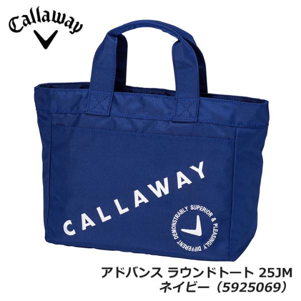 Callaway×DEFENDER ネイビー　トートバッグ Callaway（キャロウェイ） アドバンス ラウンドトート 25 JM ネイビー