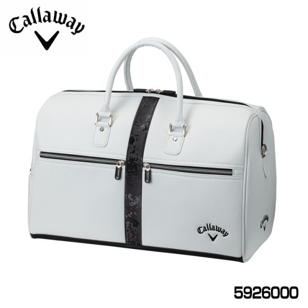 【2026モデル】キャロウェイ ツアー ボストン 26 JM ホワイト(5926000)  ゴルフ ボストンバッグ Callaway TOUR BOSTON BAG 20p 即納