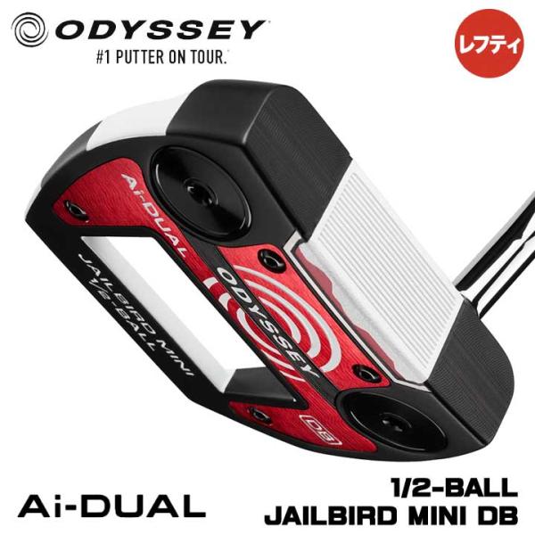 レフティ オデッセイ  Ai-DUAL 1/2-BALL JAILBIRD MINI DB パター　日本正規品 ODYSSEY ダブルベント 2026