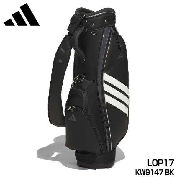 【2026モデル】アディダス ゴルフ LOP17 AG ESS カート キャディバッグ KW9147 ブラック  Black adidas GOLF 20p 即納