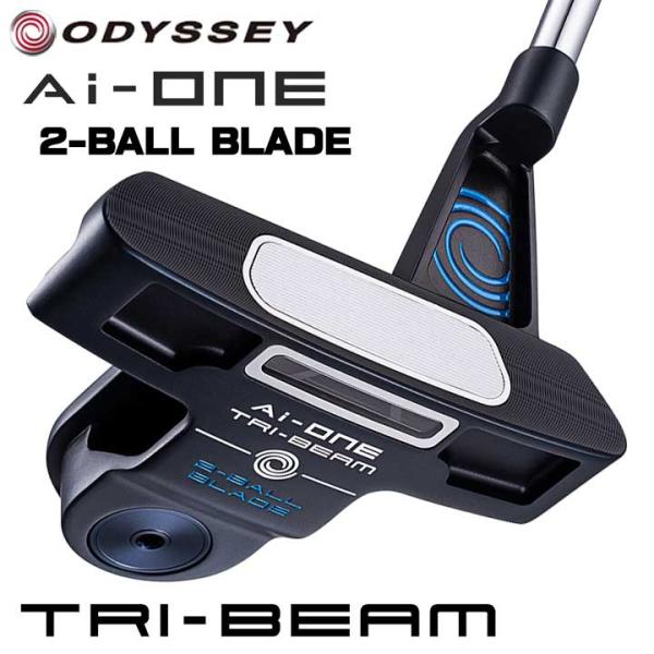 オデッセイ  Ai-ONE TRI-BEAM 2-BALL BLADE CH パター 33インチ 日本正規品 ODYSSEY AI-ONE トライビーム 2ボール ブレード 2025 即納