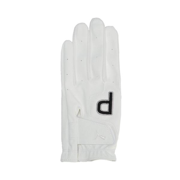プーマゴルフ 042018-01 P GLOVE (LEFT) (01)ブライト ホワイト/プーマ ブラック メンズ・ユニセックス  2025fw 25p