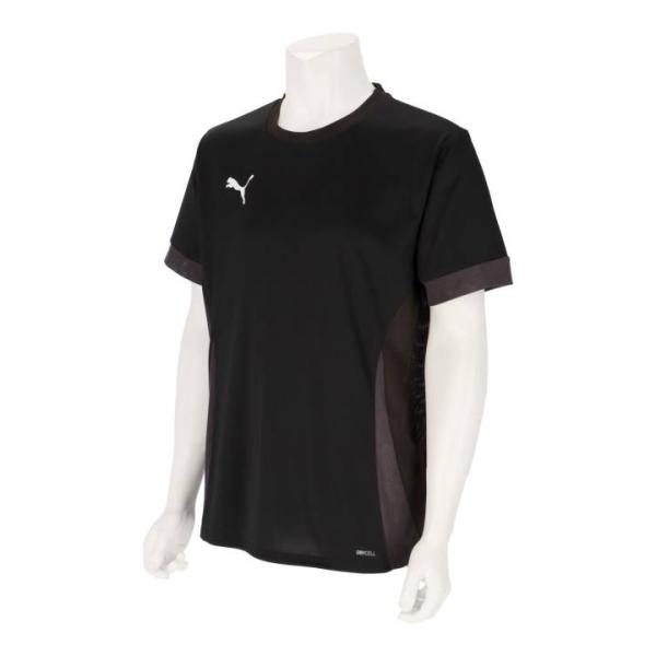 プーマ 706362-03 teamGOAL ゲームシャツ (03)PUMA Black-PUMA White-Flat Dark Gray メンズ・ユニセックス 2026ss 25p