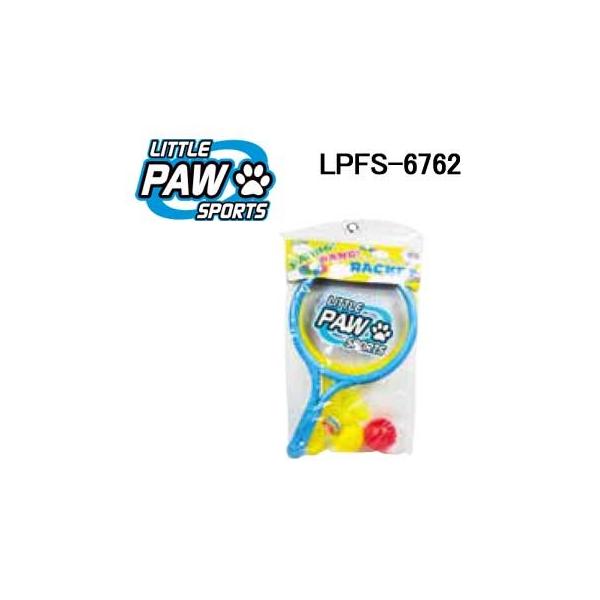 LITTLE PAW SPORTS【サイズ】W230×L28×H390mm【素材】ラケット/ポリプロピレン樹脂,PET樹脂ボール/ポリウレタン,ポリエチレン【重量】約360g