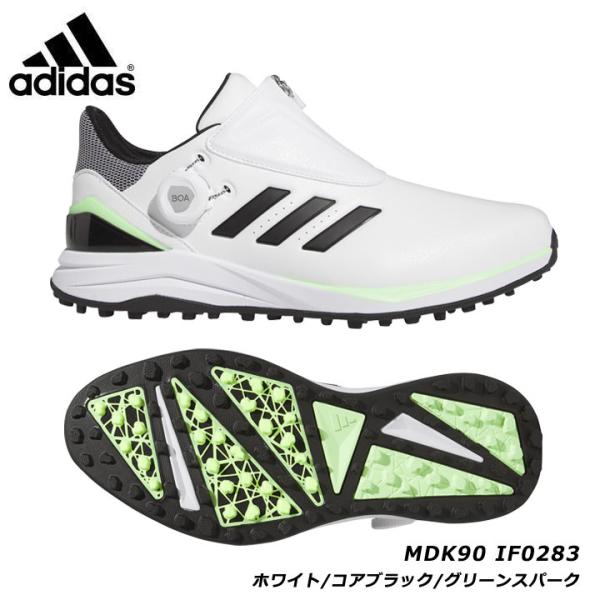 adidas/アディダス ゴルフシューズ【ホワイト/27.0cm】新品！ adidas（アディダス） MDK90-IF0283CBGS ボア24 スパイクレス ゴルフ