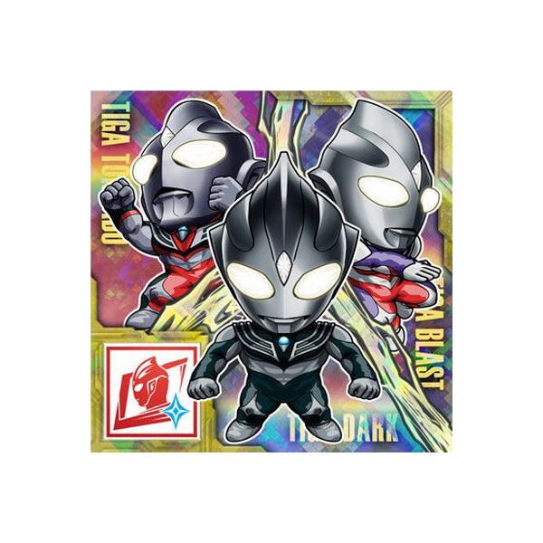 NO.24 ティガダーク ＆ ティガトルネード ＆ ティガブラスト SR ウルトラマンシールウエハース 〜60th Anniversary〜
