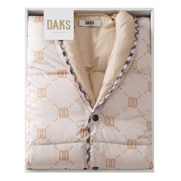未使用】DAKS ダックス 羽毛入り ポンチョ ベスト 男女兼用 西川 ベージュ DAKS 羽毛ポンチョ A/ベージュ (DK561120-3) : 名入れ・販促屋