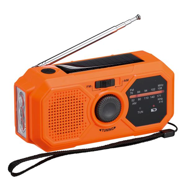 防災ラジオライト ES044 名入れできます（別料金） : 名入れ