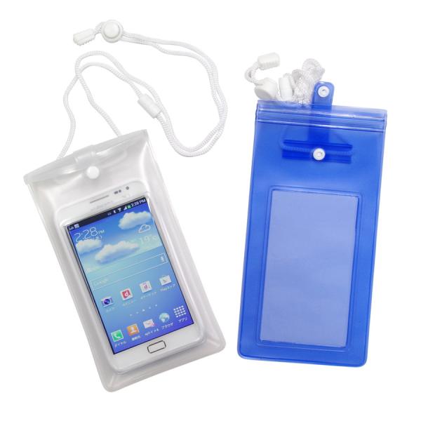 大好評の防滴ケースがスマホの大型化にあわせてサイズＵＰしました。サイズ 220×110×10mmカラー ホワイト・ブルー個装形態 ポリ入入数 200素材 PVC・PP・ABS備考 カートンサイズ：約 縦56×横32×高さ34ｃｍカートン重量...