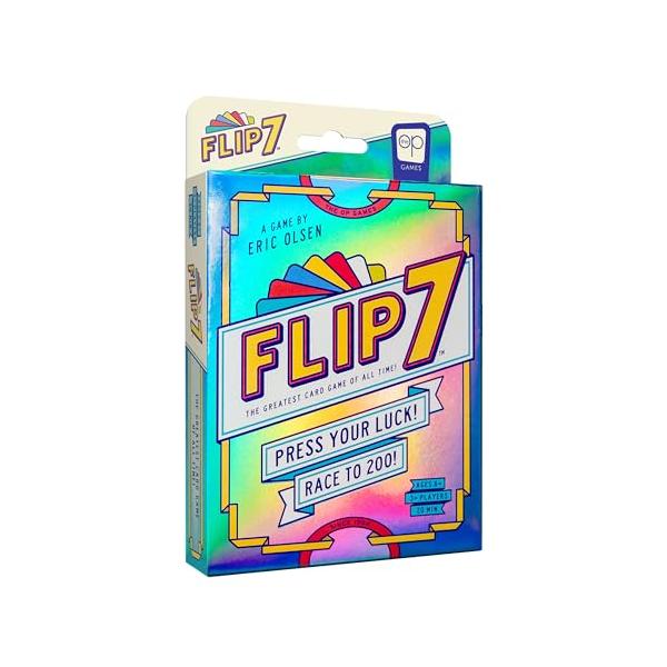 Flip 7、あなたの運と戦略を押して究極のブレンド、ペースの速い中毒性のあるカードゲーム、すぐに学べ、簡単に教えることができます。ゲームナイト