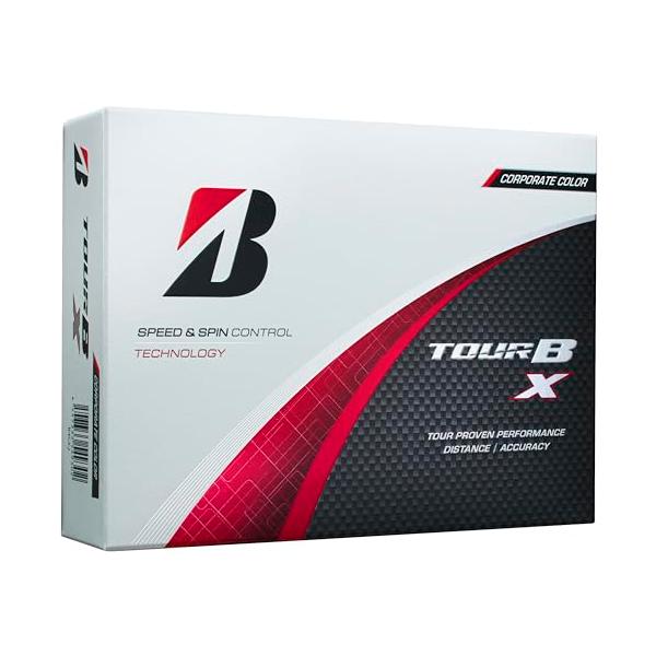 他サイト： BRIDGESTONE(ブリヂストン)ゴルフボール TOUR B X 2024年モデル 12球入 コーポレートカラー B4CXJの商品画像