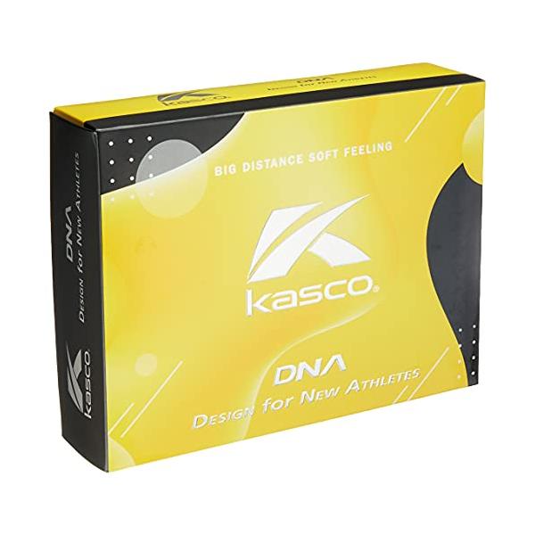 他サイト： キャスコ(Kasco) ゴルフボール DNA2ピースボール イエロー ダースの商品画像