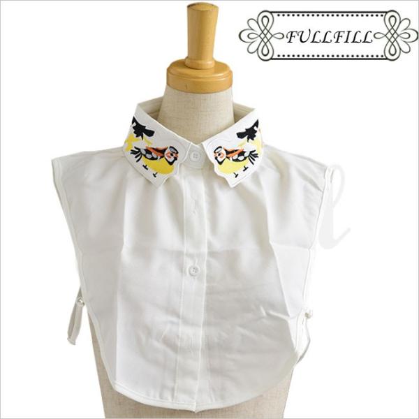 【定価17,380円】eiπe　刺繍生地×アップリケ刺繍　付け衿ギャザーブラウス エム アンド キョウコ フラワー刺しゅう ギャザー付け襟