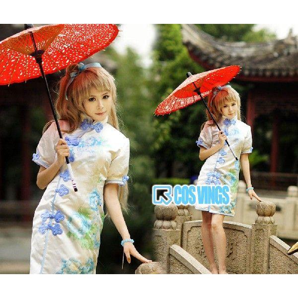 ラブライブ Love Live スクフェス SR 南ことり 覚醒 8月チャイナドレス編 コスプレ衣装