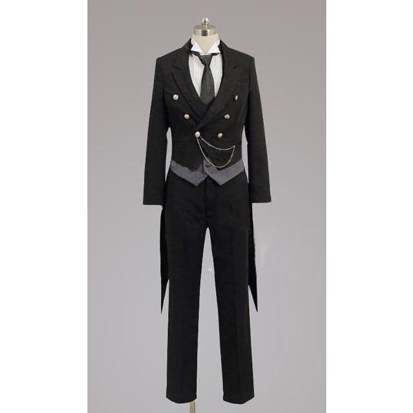 セバスチャン ミカエリス風 コスプレ衣装 執事服 黒執事風 セバスチャン ミカエリス風 コスプレ衣装 Ab019f0 フルグレース 通販 Yahoo ショッピング