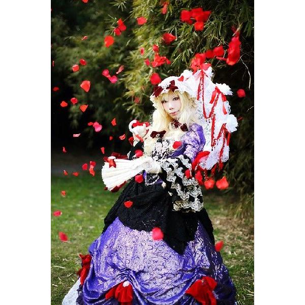 豪華版 コスプレ衣装 東方Project 八雲 紫 ドレス 演出服 二次会 豪華版 コスプレ衣装 東方Project 八雲 紫 ドレス 演出服 二次会
