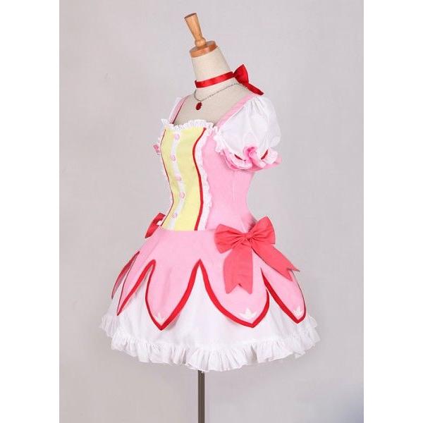 オーダーメイド まどマギ まどか魔法少女コスプレ衣装ウィッグ靴