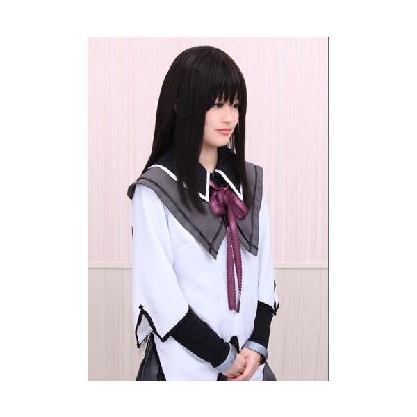 叛逆の物語 悪魔ほむら コスプレ衣装 ウィッグ 靴 魔法少女まどか