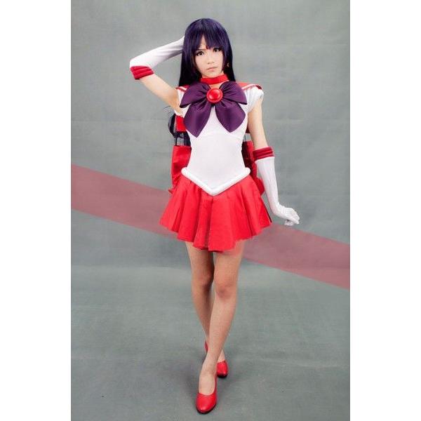 コスプレ衣装(ウィッグ、靴) 美少女戦士 セーラーマーズ 火野 コスプレ衣装(ウィッグ、靴) 美少女戦士 セーラーマーズ 火野