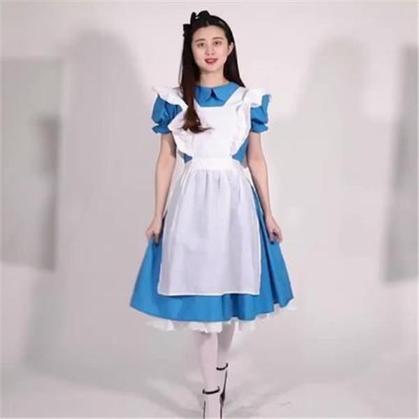 アリス ワンピース コスチューム 衣装 子供 コスプレ 女の子 キッズ 水色アリス レデイース ドレス コスプレ お遊戯 子供ドレス ハロウィン 不思議 アリス Be027c0 フルグレース 通販 Yahoo ショッピング