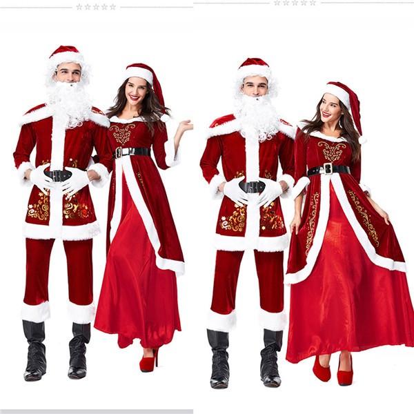 サンタ コスプレ メンズ サンタコス サンタクロース 厚手の生地 7点セット クリスマス X Mas 男性 女性 ペア カップル Be061c0 フルグレース 通販 Yahoo ショッピング