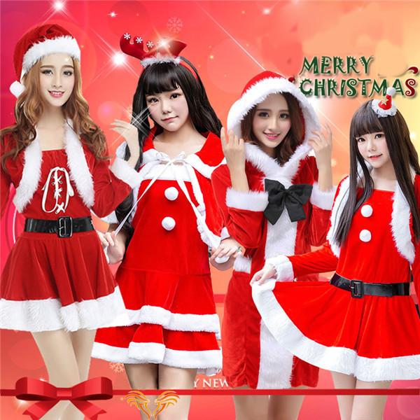 サンタ コスプレ レディース クリスマス セクシー Xmas ワンピース 大人用 サンタ服 コスチューム サンタコスプレ Be132c0 フルグレース 通販 Yahoo ショッピング