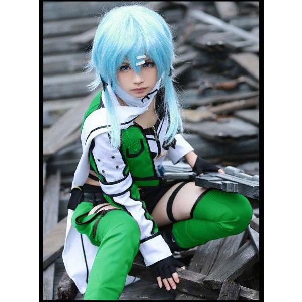 朝田 詩乃 コスプレ衣装 ソードアート・オンライン風 幽霊弾 朝田 詩乃 コスプレ衣装 ソードアート・オンライン風 幽霊弾