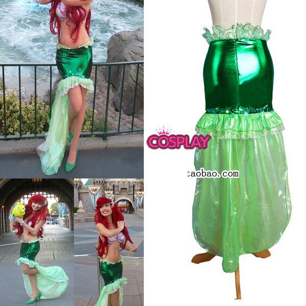 ディズニー人魚姫のコスプレ衣装 劇場版 ハロウイン ディズニー 人魚姫アリエルAriel風