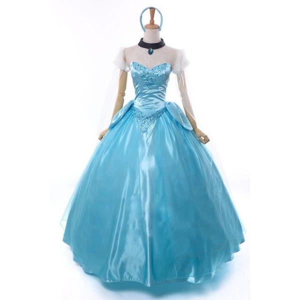 シンデレラ コスプレ衣装 プリンセスドレス ディズニー : フル シンデレラ コスプレ衣装 プリンセスドレス ディズニー : フル