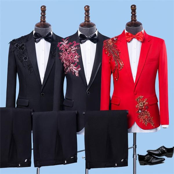 貴族 服 ジャケット 司会者 メンズ スーツセット 刺繍 男性用 舞台 ステージ衣装 演劇 オペラ 声楽 ステージ衣装 宮廷衣装 中世 靴追加可 Buyee 日本代购平台 产品购物网站大全 Buyee一站式代购 Bot Online