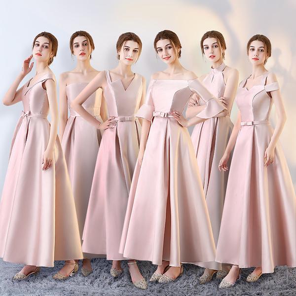 ピンクドレス ロングドレス スレンダーライン 6タイプ ピンクドレス ロングドレス スレンダーライン 6タイプ