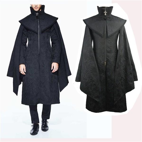 メンズケープスリーブゴス ロングコート ヨーロッパ 中世 復古 貴族 服 マント 取り外し可 コスプレ衣装 演劇 舞台服 パーティー ステージ衣装 ハロウィン D90c0 フルグレース 通販 Yahoo ショッピング