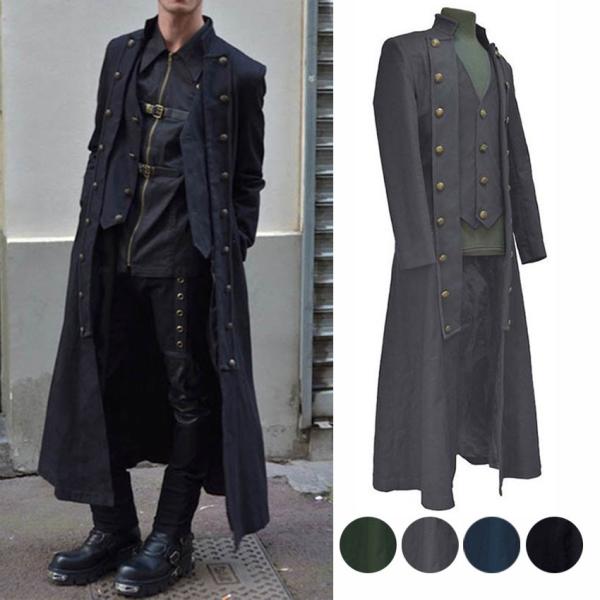 ヨーロッパ中世 貴族風 舞台 ジャケット タキシード 豪華 メンズ 服 イギリス衣装 コート コスチューム 長袖コート ロングコート 全4色