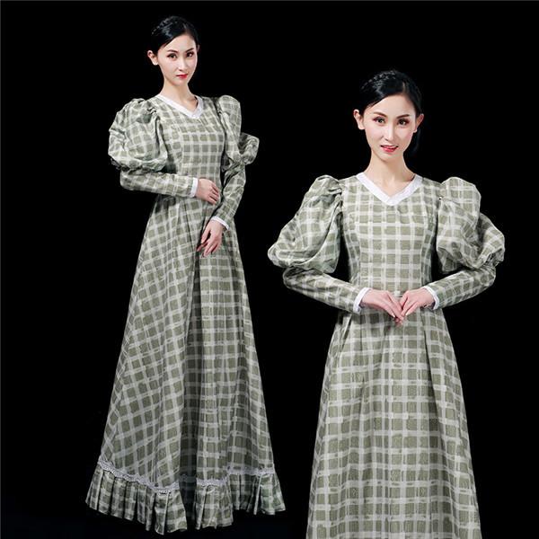 中世ヨーロッパ宮廷 貴族 ドレス メイド ワンピース ロング丈 撮影用 パーティー 学園祭 文化祭 舞踏会 ステージ衣装 サイズ指定可 D9276c0 フルグレース 通販 Yahoo ショッピング