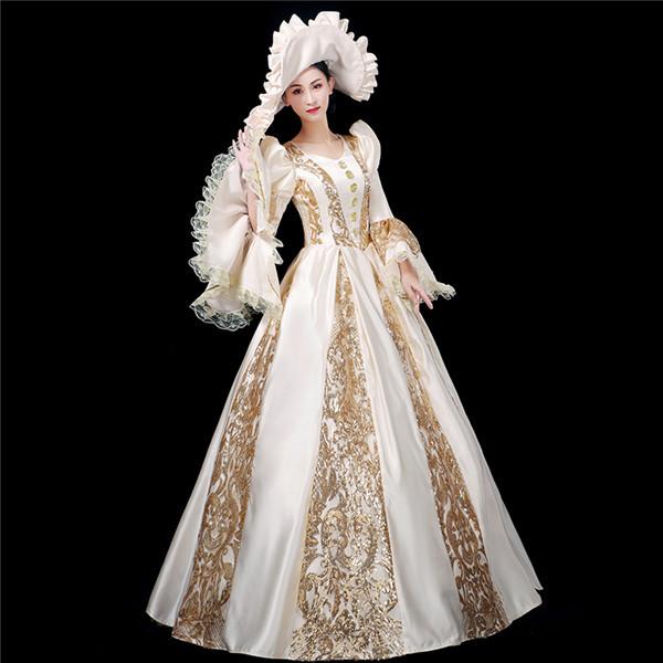 中世貴族 ドレス リッチシャンパンドレス お姫様ドレス プリンセス