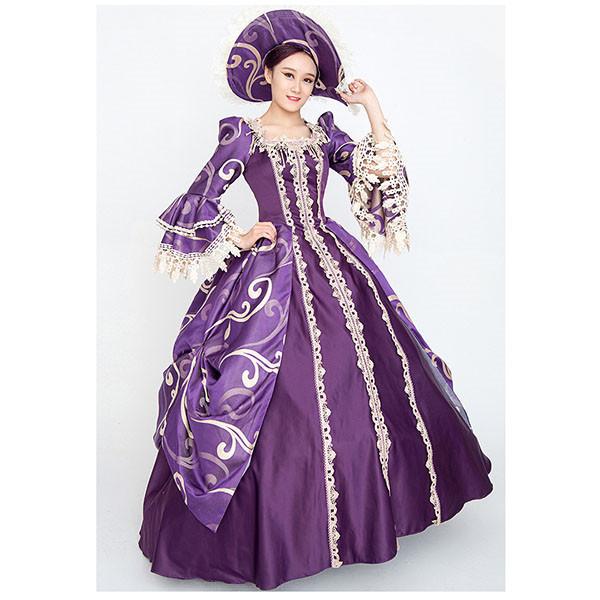 【送料無料】ロココ舞台服 ステージ衣装 プリンセスライン 演劇 姫袖 ドレス 宮廷服ドレス ブルー オペラ声楽 18世紀ヨーロッパ 宮廷衣装 ハロウィン ロココ舞台服 ステージ衣装 プリンセスライン 演劇 ドレス 宮廷服
