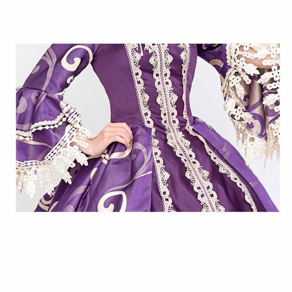 ロココ舞台服 ステージ衣装 プリンセスライン 演劇 ドレス 宮廷服