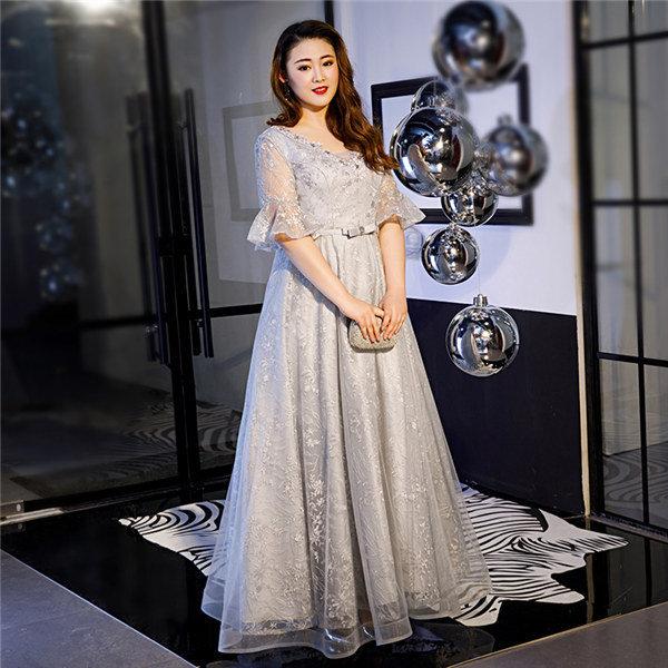 パーティードレス 大きいサイズ 大人 ピアノ 発表会 ロング