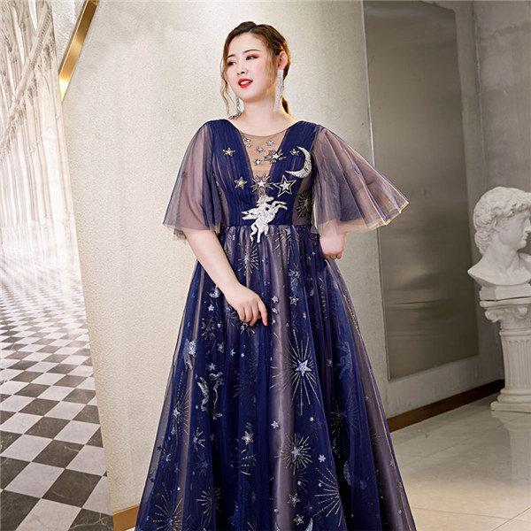 パーティードレス 大きいサイズ 大人 ピアノ 発表会 ロングドレス 演奏