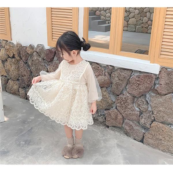 子供 ドレス 長袖 結婚式 ベビードレス キッズ プリンセス 韓国