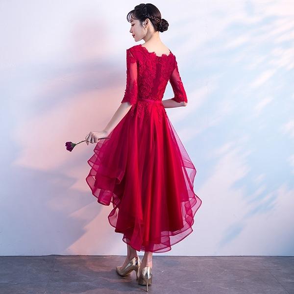 パーティードレス フィッシュテール ドレス 大人 ピアノ 発表会 演奏会