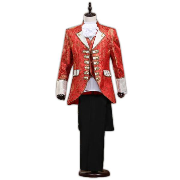 スーツ 公爵 宮廷服ジャケット ステージ衣装演劇オペラ声楽 豪華に