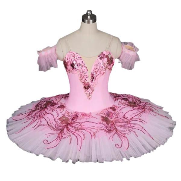 バレエチュチュ tutu バレエ衣装 女の子 発表会練習着刺繍90-170cm zee-max_cl1026-tu06 バレエ