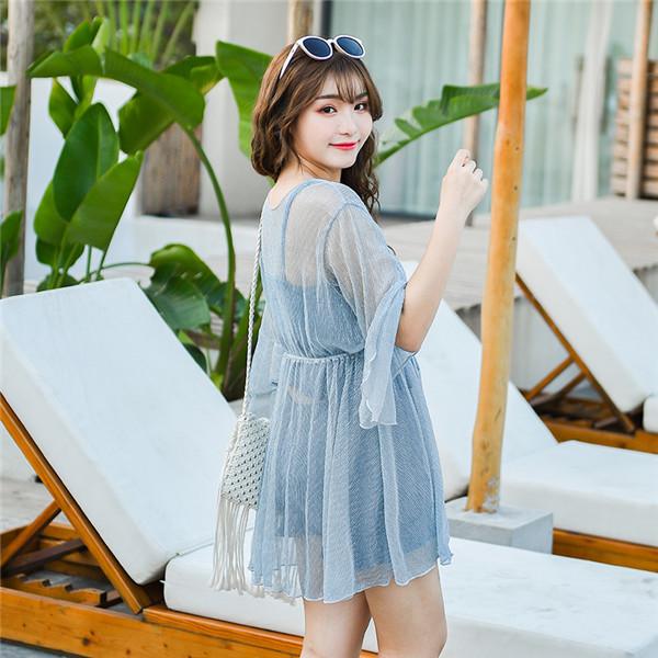水着 レディース 体型カバー セパレート 大きいサイズ 3点セット