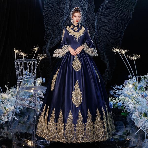 貴婦人 中世ヨーロッパ お姫様 女王様 ロングドレス カラー 貴婦人 中世ヨーロッパ お姫様 女王様 ロングドレス カラー