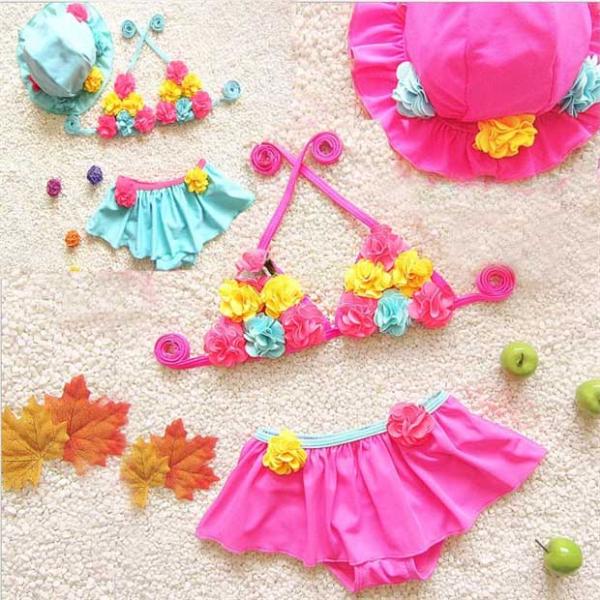 [ セット内容 ]ビキニ水着/スイムキャップ(記載のないアクセサリー、小物等は含まれません)[ カラー ]ダークピンク/ブルー[ 素材 ]ナイロン/ポリエステル[ サイズ ](cm)M/L/XL/2XL※ご注意：詳しいサイズや注意点について...